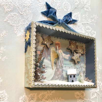 Starry Night Winter Diorama Shadowbox