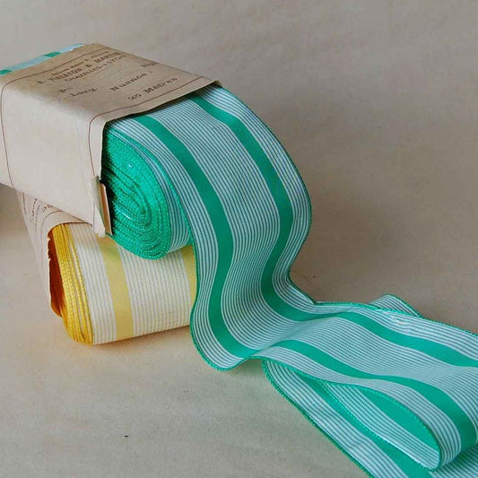 French Stripes Silk Ribbon