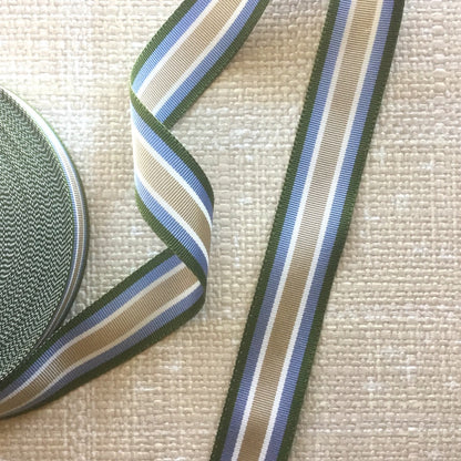 Striped Grosgrain Ribbon - Multiple Colorways