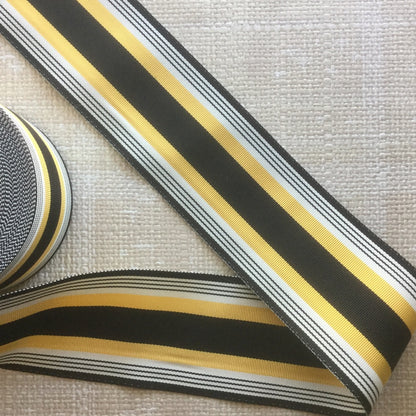 Striped Grosgrain Ribbon - Multiple Colorways