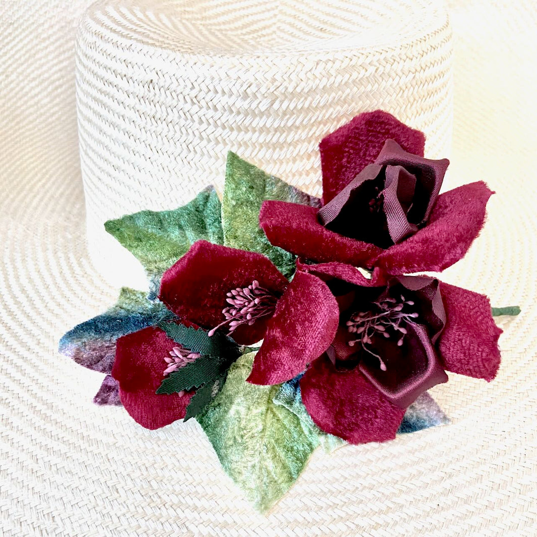 Millinery Flowers both new and vintage Rose Mille