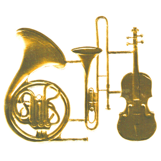 Musical Instruments, Large, Dresden Trim