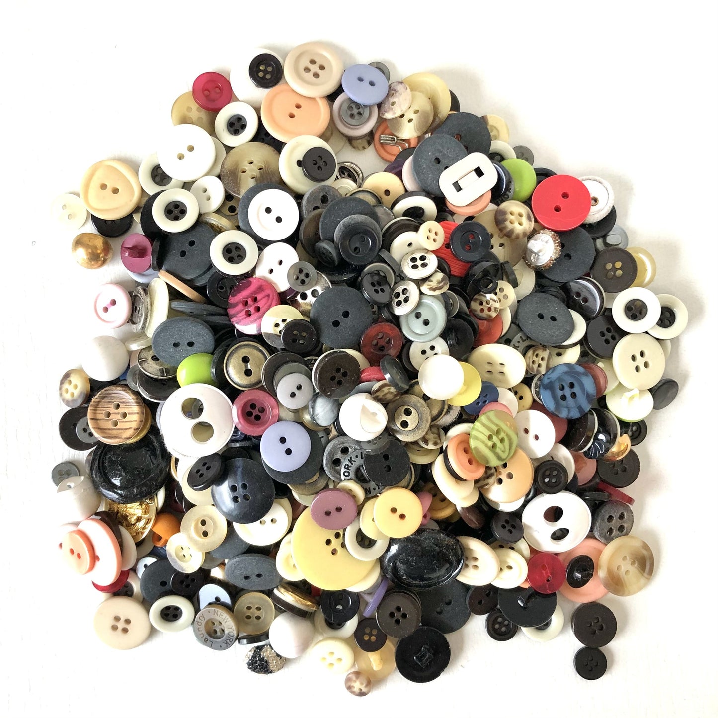 One pound Bag of Assorted Buttons