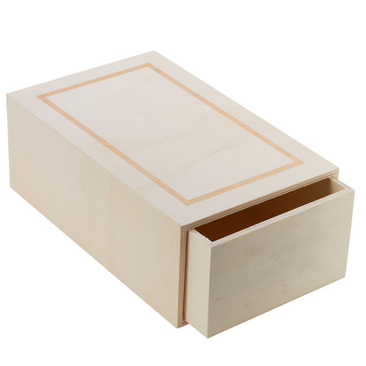 Large Unfinished Wood Matchbox